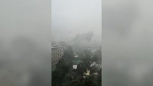 На Щелково обрушились мощная гроза и порывистый ветер