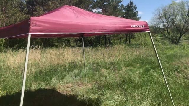 Раздвижной шатер с москитной сеткой "Green Way" смотреть онлайн