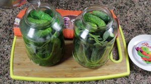 Хрустящие Консервированные Огурцы со Щирицей (Амарант) на Зиму | Pickled Cucumbers with Amaranth