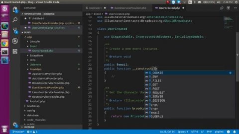 Laravel 6 tutorial #35 Events and Listeners