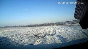 Саньёнг кайрон по снежному полю