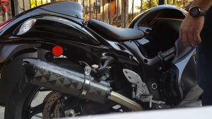 2015 Suzuki Hayabusa Two brothers exhaust sound