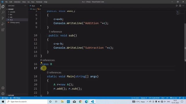C# - Inheritance | Simple, Multilevel, Multiple and Hierarchical Inheritance