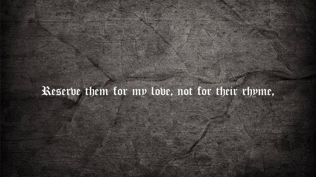 Sonnet no. 32 | William Shakespeare смотреть онлайн