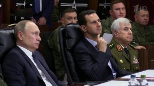 Владимир Путин посетил командный пункт российской группы войск в Дамаске