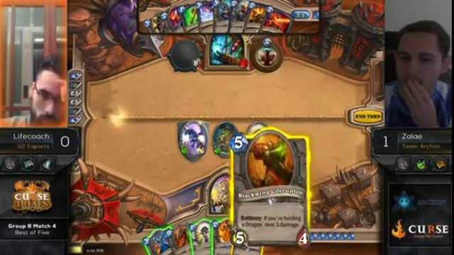 Hearthstone: LifeCoach vs Zalae next level strategy