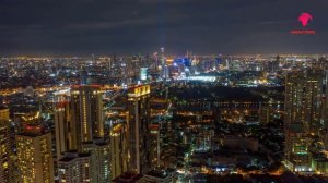 Bangkok City Thailand Drone Night 4k 2020 - Bangkok Thailand City Night View