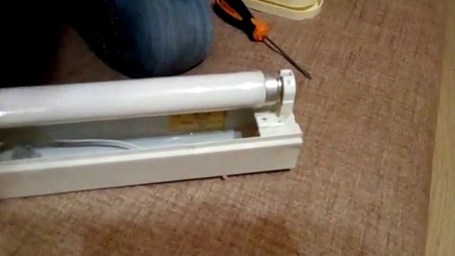 Как собрать лампу дневного света. Ч.2 смотреть онлайн