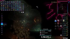 Terraria All Bosses speedrun 3:52:32 / Master mode, NMA, Random Seed