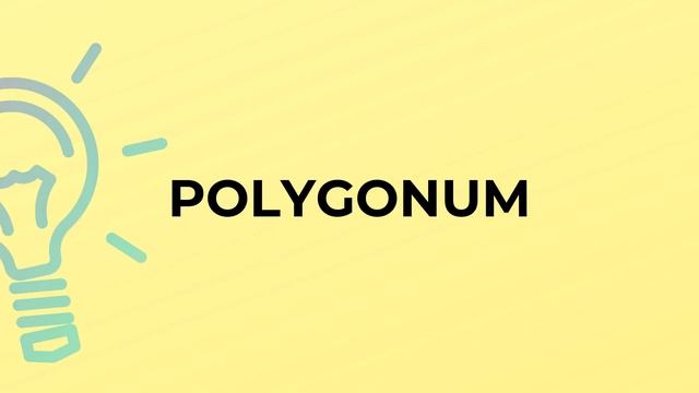 What is the meaning of the word POLYGONUM? смотреть онлайн