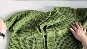 🔥 ВЕСЕННИЙ КАРДИГАН // Кардиган с рельефным узором спицами // Готовая работа.