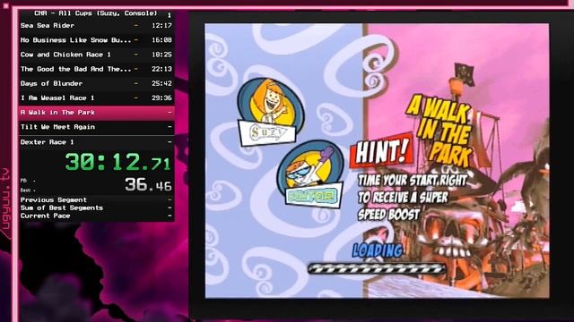 Cartoon Network Racing PS2 All Cups Speedrun 59:34.3 (WR) смотреть онлайн