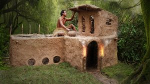 Строительство самой красивой виллы для выживания - Часть 1