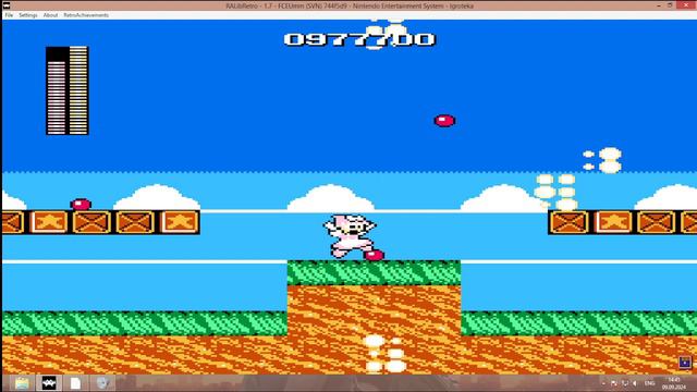 MegaMari(Hack)NES/Famicom(Complete Pachi's 3rd stage without taking damage or using the Magnet Beam)