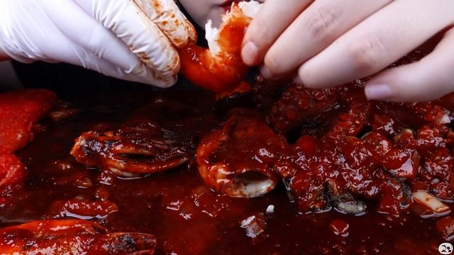 ASMR SPICY SEAFOOD, OYSTER, 굴 먹방, 해물찜 먹방, SPICY MUSHROOM, 불닭 버섯 먹방, OCTOPUS, SQUID, SHRIMP 먹방MUKBAN
