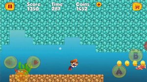 Super Bino Go. | 15 уровень | Super Mario like game