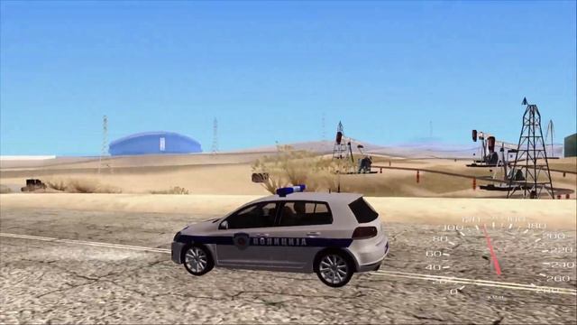 #93 Volkswagen Golf Mk6 Policija "New Vehicles - GTA SA" _REVIEW смотреть онлайн
