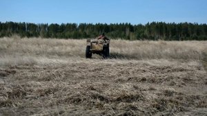 Вездеход-трицикл "Термит" на шинах низкого давления на Базе мотоцикла Урал.