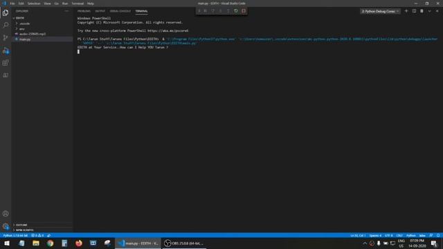 EDITH using Python Part #1[Be like Iron Man] смотреть онлайн