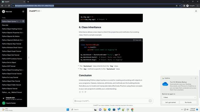 python object syntax