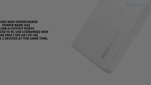 HUAWEI 12000mAh 66W SuperCharge Power Bank