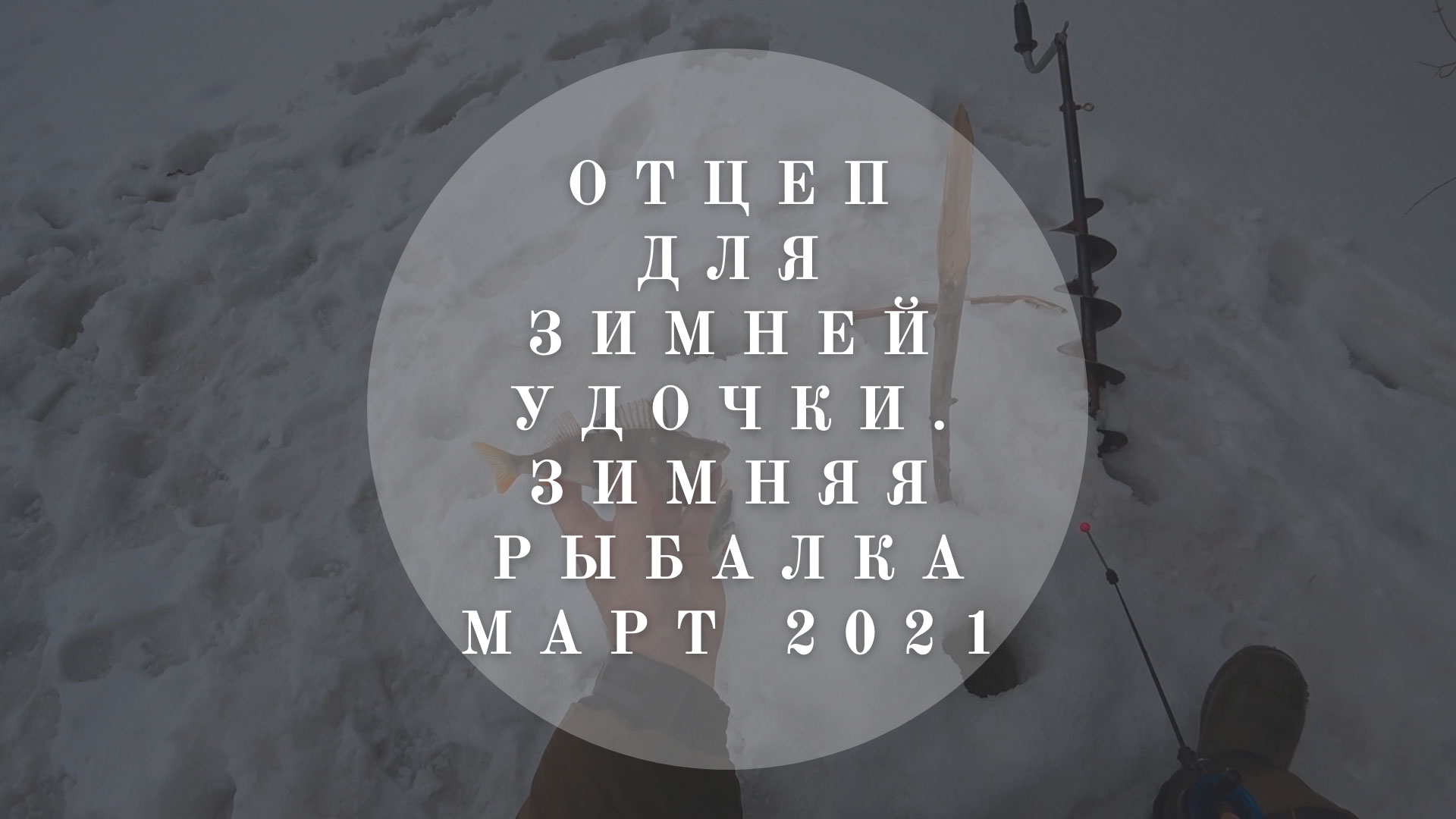 Отцеп для зимней рыбалки | Как отцепить удочку | Рыбалка на окуня - март 2021 | В гостях у Владимира