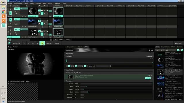Quick Start in Resolume Arena 5 part 2 (по-русски)