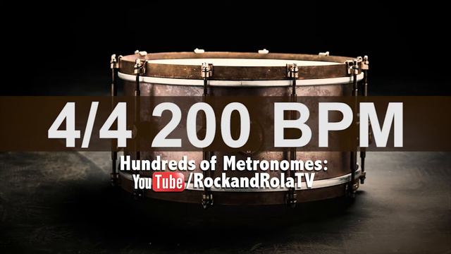 🔴 200 BPM Snare Metronome смотреть онлайн
