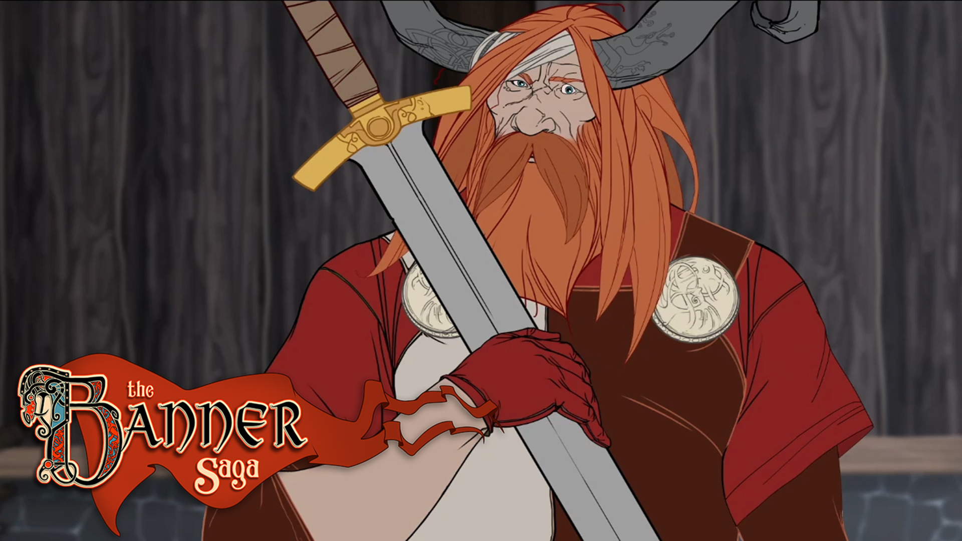 Banner saga android. Хакон the banner Saga. Певец камня banner Saga. The banner Saga Варл Убин.