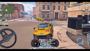 Taxi Sim 2022.!! New Car Drive Nissan GTR New Your City Driving Car Gameplay || IOS GAMER
