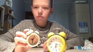 Обзор на самый маленький будильник! Сравнение маленького будильника с большим