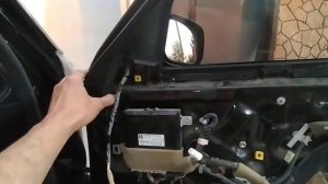 Как снять зеркало заднего вида на двери Lexus ЛС 430