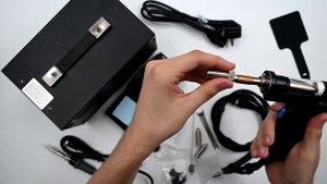 Станция паяльная W.E.P 948 паяльник + оловоотсос