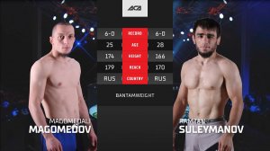 Магомедали Магомедов vs. Рамзан Сулейманов | Magomedali Magomedov vs. Ramzan Suleymanov | ACA YE 43