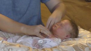 Кукла реборн спящая девочка- полностью силиконовая реборн.