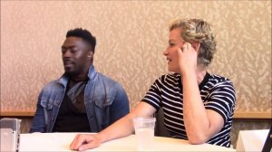 Nightflyers - Gretchen Mol, David Ajala Interview (Comic Con)