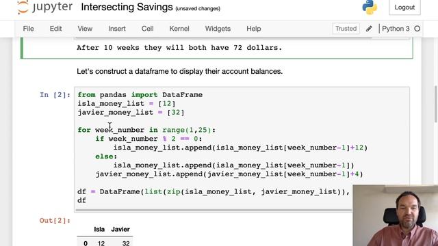Solving an Intersecting Savings Problem with Code смотреть онлайн