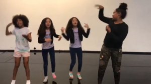 AmeliaAndAdinah dancing Mistah FAB Still Feelin It with Bianca & Ailani B.