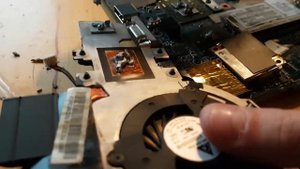 HP 2540p heatsink thermal plaster