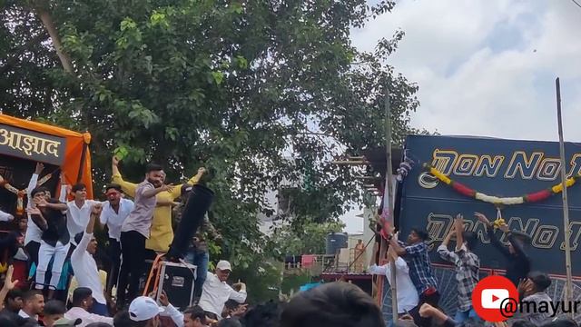 Don no.1 👑 Vs Mauli sound | Full compitition🔊| Ganpati visarjan 2022|Vadgaon budruk pune смотреть онлайн