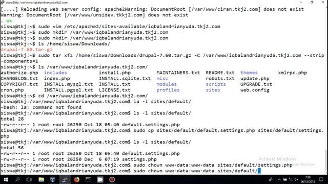 Tutorial/Cara - Drupal 7 Installation on Debian Linux 7.8 смотреть онлайн