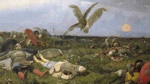 После побоища Игоря Святославича с половцами, Васнецов ОБЗОРЫ КАРТИН