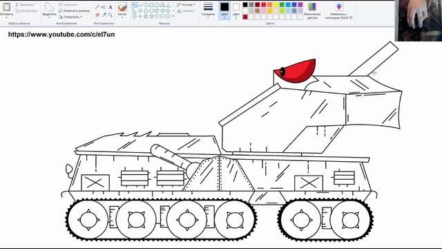Как Нарисовать Прокаченный танк Вафля е100 из Мультики про танки смотреть онлайн
