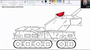 Как Нарисовать Прокаченный танк Вафля е100 из  Мультики про танки