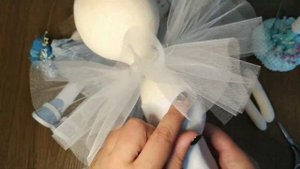 Мастер-класс # 3 Шьём фатиновый подъюбник для  текстильной куклы.