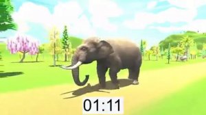 Elephant Speed Race in Planet Zoo | Near Threatened Animals Speed Race