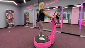 Приседания на вибро платформе Power Plate