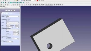 FreeCad конусное отверстие