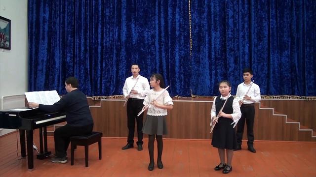 "Жас музыкант - 2021» 54- ші фестиваль-байқау. Флейтистер ансамблі. смотреть онлайн