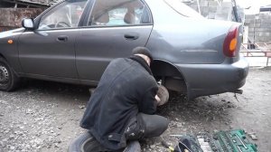 замена задних тормозных колодок на ЗАЗ LANOS